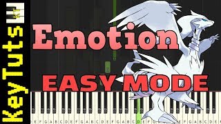 Learn to Play Emotion from Pokemon Black and White  Easy Mode [upl. by Letsirhc]