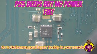 Fix PS5 That Beeps But Wont Turn On No Power Repair [upl. by Sateia902]