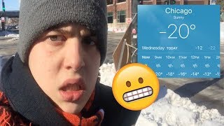 I vlogged during the polar vortex very cold [upl. by Fidelas]