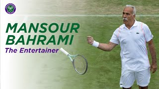 MANSOUR BAHRAMI THE ENTERTAINER  His Best Moments from Wimbledon 2023 [upl. by Adriene108]