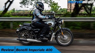 Benelli Imperiale 400 Review  Better Than Classic 350  MotorBeam [upl. by Thin]