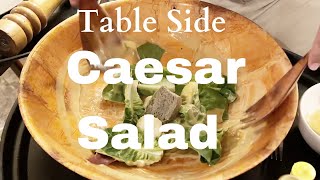 Delicious Table Side Caesar Salad Freshly Made at 5star Restaurant in Cabo Mexico [upl. by Nnairda]