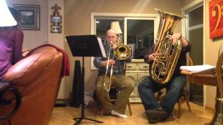 Shostakovich 5 bass trombonetuba excerpt [upl. by Acireh545]