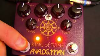 ANALOG MAN King of Tone pedal [upl. by Delano]