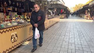 Vernissage Market Yerevan Armenia [upl. by Aicirtal]