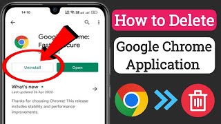 How to Delete Google Chrome Application New 2023  How to Uninstall Google Chrome [upl. by Zaremski]