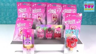 Pucker Pops Limited Edition Mystery Blind Bags Lip Gloss Opening  PSToyReviews [upl. by Eerrahs]