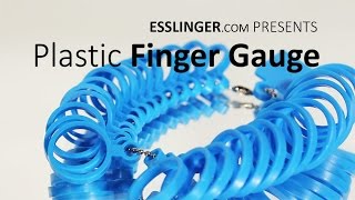 Plastic Ring Finger Size Gauges [upl. by Ardaed]