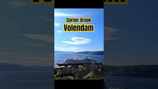 Holland America Volendam Departing Corner Brook Newfoundland [upl. by Maltzman]