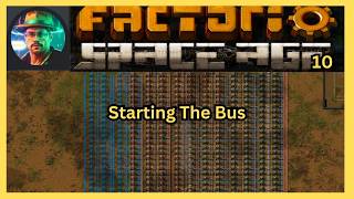 Factorio 20 Space Age Ep10  Expanding Smelting Starting A Bus  Chipmunk Cut [upl. by Deadman]