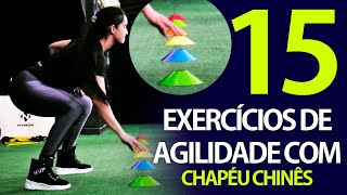 EXERCÍCIOS PARA TREINO FUNCIONAL  Treino de Agilidade com Chapéu Chinês  Natural Fitness [upl. by Nyberg745]