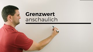 Grenzwert an einer Stelle anschaulich linksseitigerrechtsseitiger Grenzwert  Mathe by Daniel Jung [upl. by Sinoda]