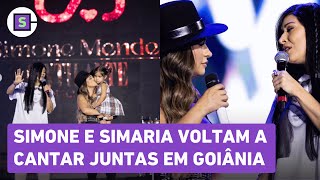 Simone e Simaria cantam juntas em Goiânia após 2 anos do fim da dupla assista agora [upl. by Gillie935]