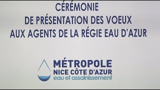 Voeux 2024 aux Agents de la Régie Eau dAzur [upl. by Eniron]