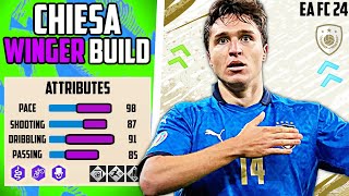 SPAGHETTI MAFIA BEST PRIME CHIESA WINGER BUILD EA FC 24 Pro Clubs [upl. by Aicirtap540]