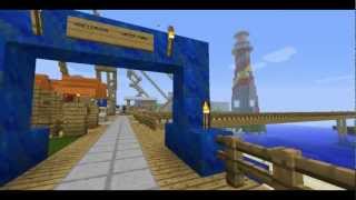 Duddy amp Chase go to FUNLAND 3 Minecraft Amusement Park Map FGTEEV Theme Park Mod Gameplay [upl. by Adniroc]