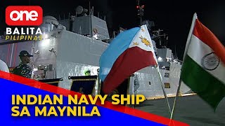 Indian navy ship na INS Kadmatt dumaong sa Manila Port [upl. by Idok]