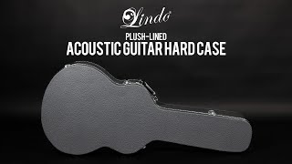 Lindo Plush Lined Acoustic Guitar Hard Case  Product Overview [upl. by Cinderella]