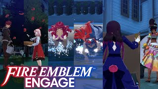 Fire Emblem Engage  Recreation Activities  Wave 2 Update Orchard Stables and Swimming [upl. by Roach474]