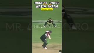 Magical Swing  Wasim Akram viralshorts ytshorts subscribe cricket mrarhampro swingball [upl. by Bunder]