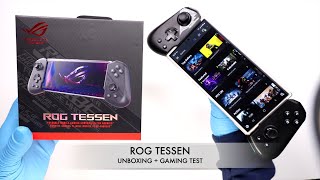 Unboxing Asus ROG Tessen  Foldable Mobile Controller 2024 [upl. by Senalda]