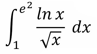 Integral of lnxrootx [upl. by Anires101]