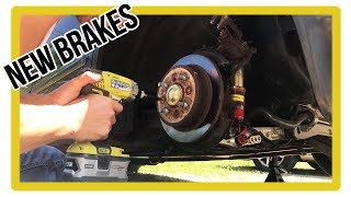 How to Replace Integra Rear Brake Pads and Rotors  EBC Brake Install Tutorial [upl. by Hajidak]