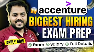 Accenture Biggest Hiring Update  OFF Campus Drive For 2024 2023  Exam Pattern 🤔  Closing Soon😱 [upl. by Harri793]