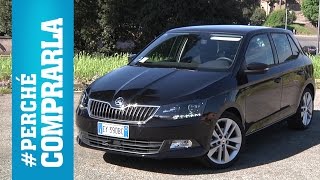 Skoda Fabia 2015  Perché comprarla e perché no [upl. by Anotyal]