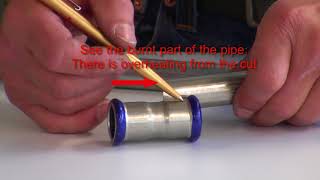 The importance of correct pipe cutting [upl. by Andriette]