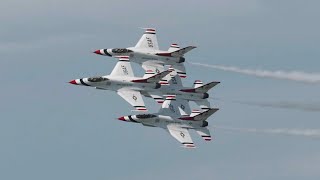 Air Force Thunderbirds  Fast amp Low  Cleveland National Air Show 2023 [upl. by Martita]