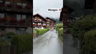 Dreamy village Wengen  Switzerland September 2024 nature travel mountains beautiful [upl. by Yrocaj]