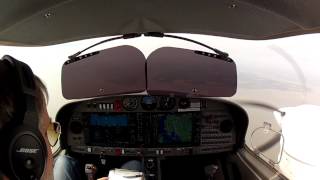 DA42VI IFR ESGP to EGKB trying out the SkewT diagram [upl. by Eicul]