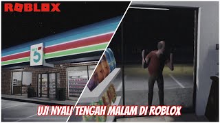 UJI NYALI DI MINIMARKET MENYERAMKAN  SHORT CREEPY STORIES ROBLOX [upl. by Allveta]