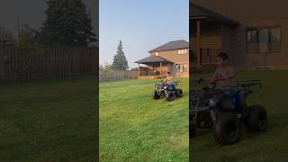 ATV fun time at backyard 2024 shortvideo love summer [upl. by Meijer]