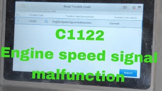 C1122  Engine speed signal malfunction Full Details video [upl. by Daniyal]