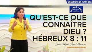 Questions et réponses  Questce que connaître Dieu   Hébreux 8  11  Sœur Maria Luisa Piraquive [upl. by Rachaba]