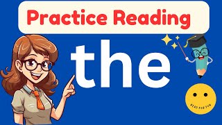 Learn and Practice Reading  Sight Word THE  English Reading Lesson [upl. by Wehrle]