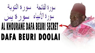 🔴AL KHOURANE DAFA BEURI SECRET  SERIGNE MANSOUR SY BOROM DARADJI RTA [upl. by Bortz501]