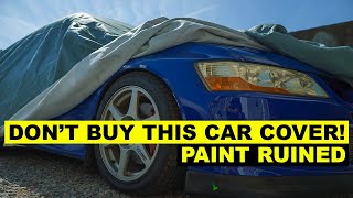 DONT BUY THIS CAR COVER  Carcovercom Review [upl. by Denver]