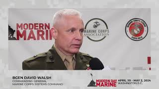 Modern Day Marine 2024  BGen David Walsh [upl. by Yrolam]