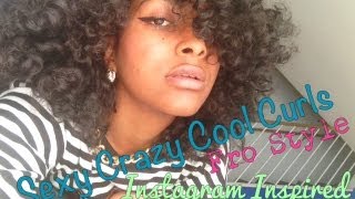 Natural Hair Perfect Curly Afro Tutorial [upl. by Ayt]