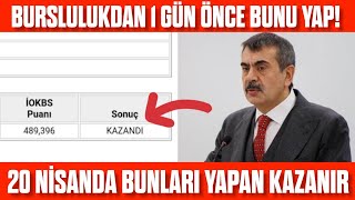 2024 Bursluluk Sınavına Son 1 Gün Kala Bunları Yapmalısın 21 Nisanda İOKBS için ne yapmalısın [upl. by Tasia]