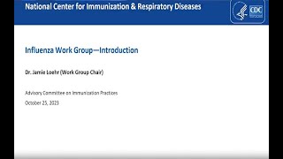 October 2023 ACIP Meeting  Influenza Vaccines amp Vaccine Safety [upl. by Vyky]