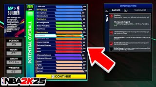 WATCH THIS BEFORE YOU MAKE YOUR NBA 2K25 BUILD MYPLAYER BUILDER COMPLETE BREAKDOWN [upl. by Atirak]