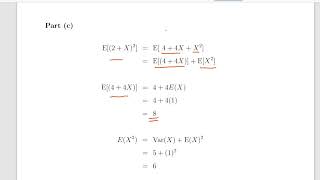 Linear Combinations of Random Variables  Expected Values and Variances Worked Example [upl. by Agathe]