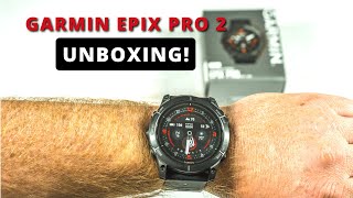 Garmin Epix Pro Gen 2 Unboxing and Initial Setup  51mm Sapphire Edition [upl. by Iman]