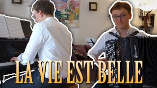 La vie est belle  Thème principal Piano  Accordion Cover [upl. by Randal304]