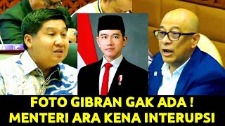 Gara2 Foto GIBRAN Gak Ada MENTERI ARA Kena INTERUPSI Dari Nasdem Saat Rapat dengan Komisi V DPR RI [upl. by Seditsira]