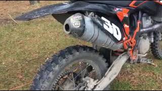 KTM SXF 350 HGS SOUND  MOCNE ŁUTUTU [upl. by Uolymme]